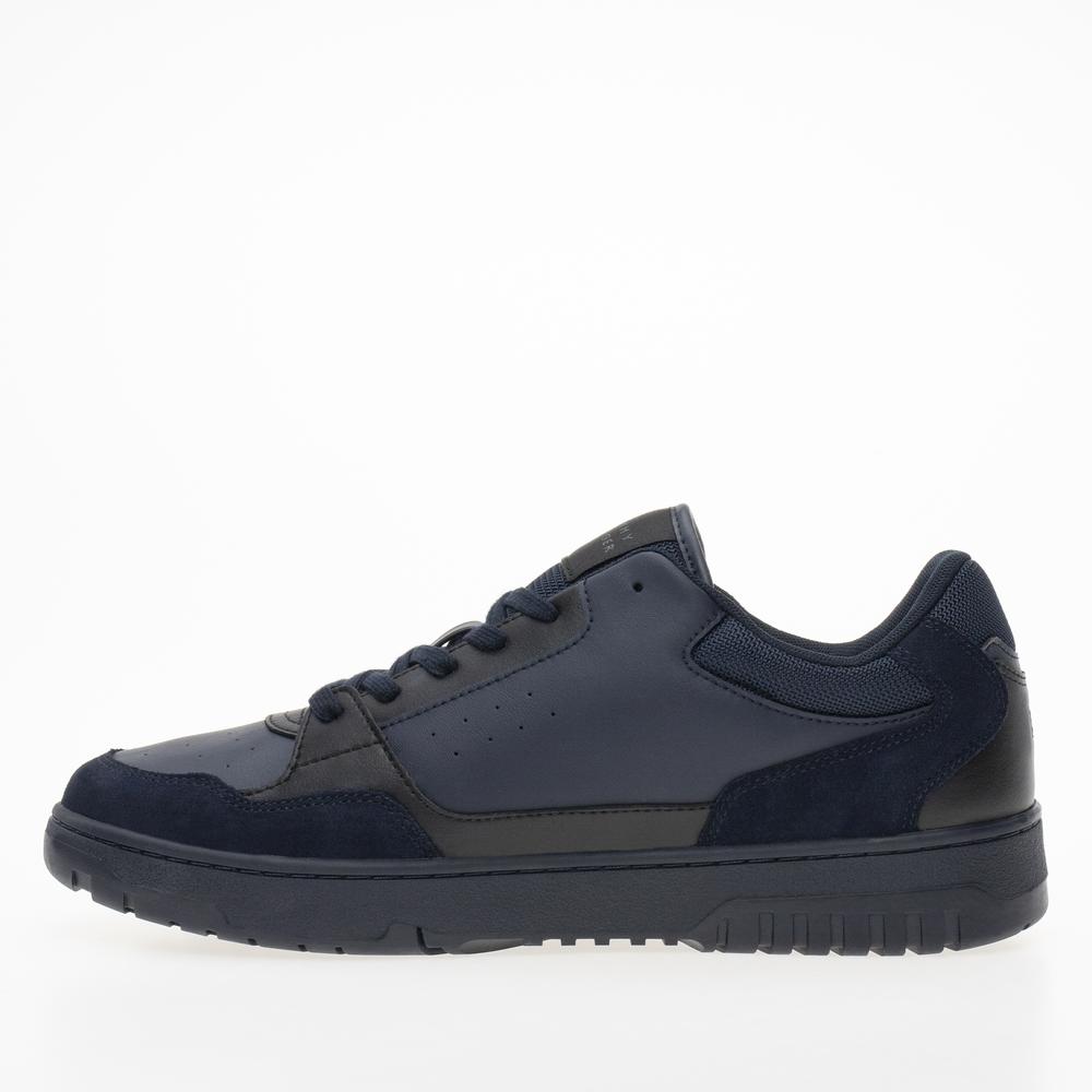 Cipő Tommy Hilfiger Basket Core Lth Mix Ess FM0FM05058-DW5 - sötétkék
