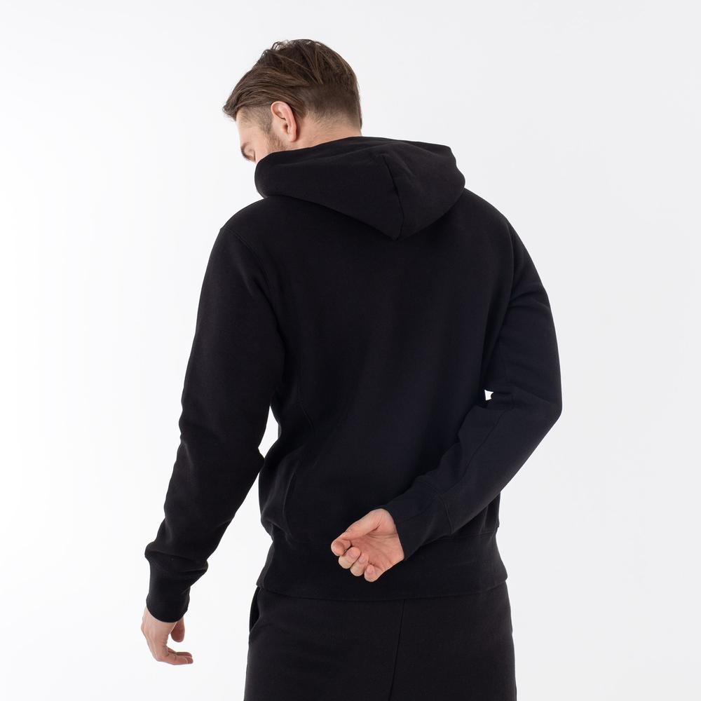 Pulóver Champion Reverse Weave Fleece Hoodie 217976-KK001 - fekete