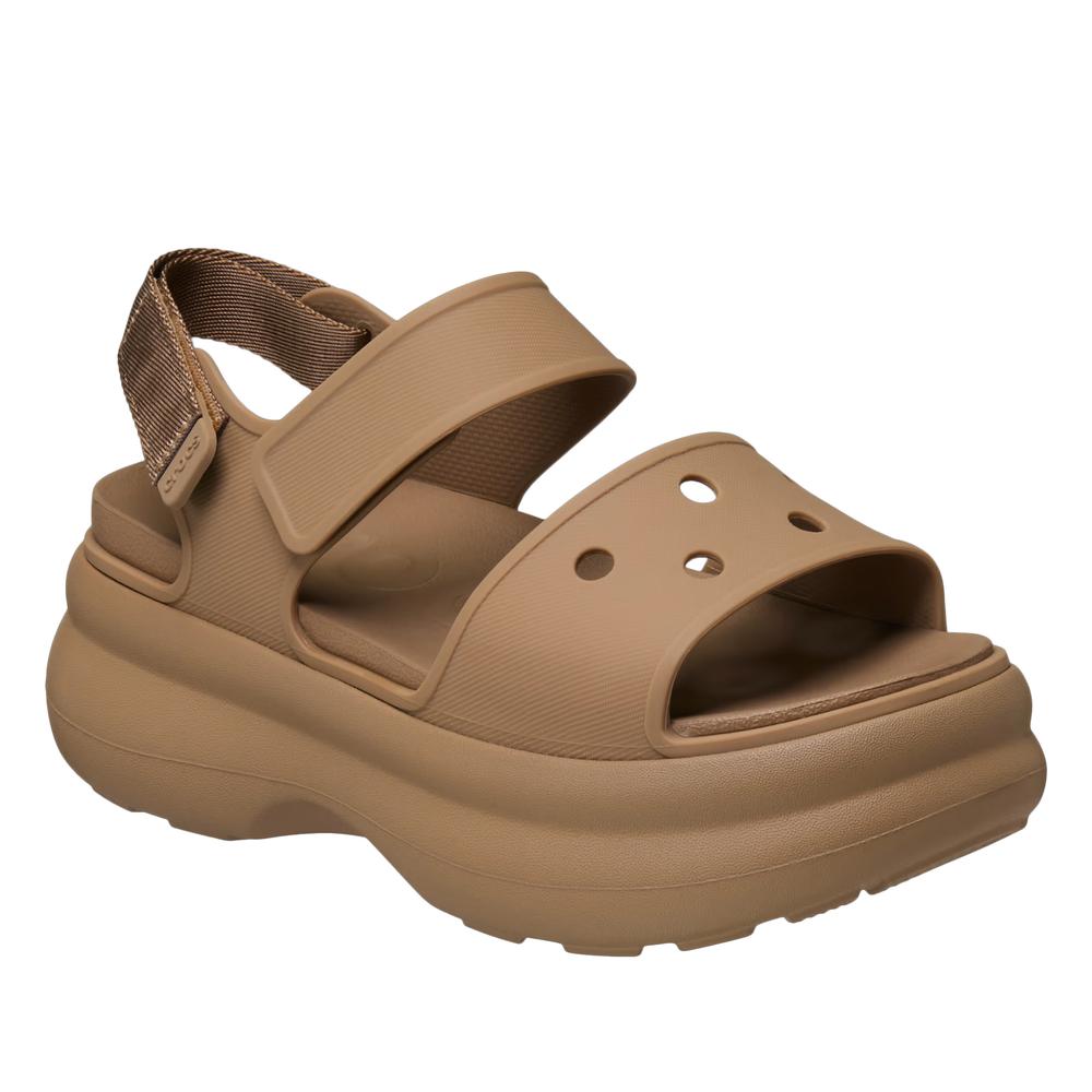 Női szandál Crocs Soho Y-Strap Sandal 211755-2EY - barna