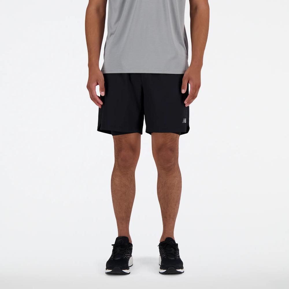 Férfi futónadrág New Balance MS41288BK - fekete
