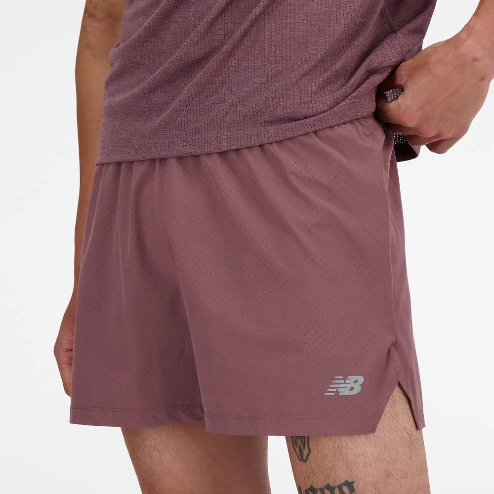 Férfi futónadrág New Balance MS41286LIE - gesztenyebarna