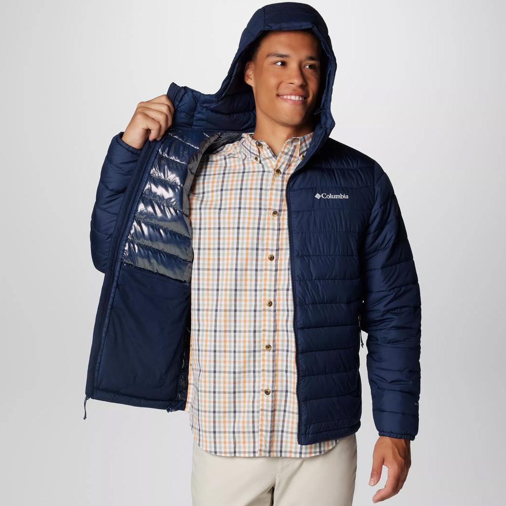 Dzseki Columbia Powder Lite II Hooded 2086944464 - sötétkék