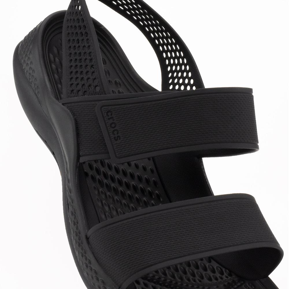 Flip Flop Crocs Literide 360 Sandal 206711-001 - fekete