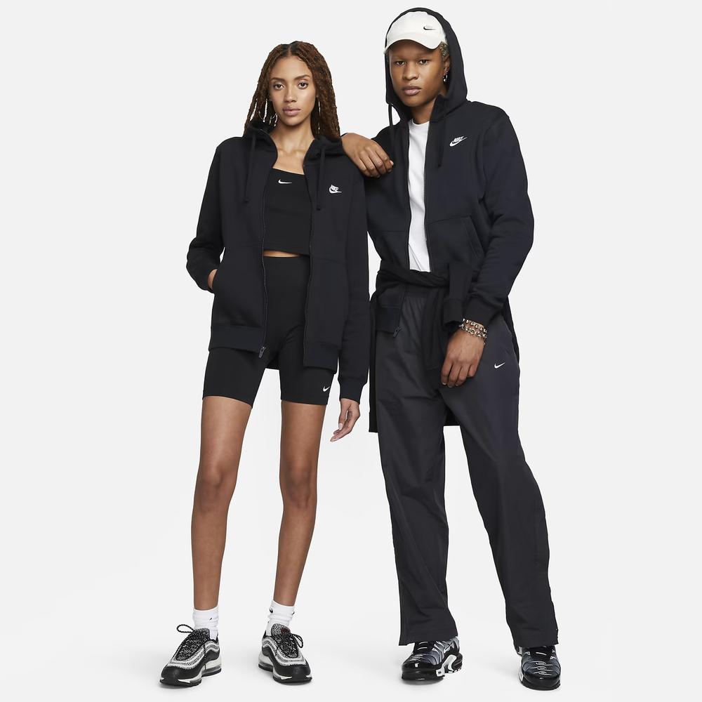 Pulóver Nike NSW W Club Hoodie FZ BV2645-010 - fekete