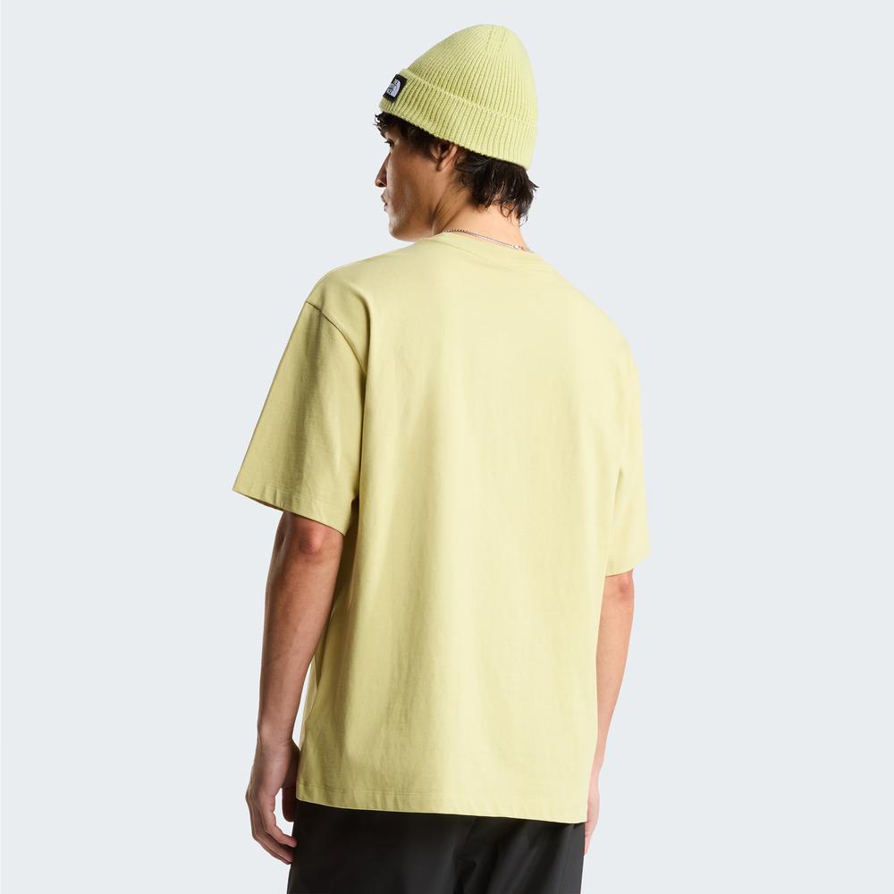 Férfi póló The North Face Essential Simple Dome 0A8EVWG731 - sárga