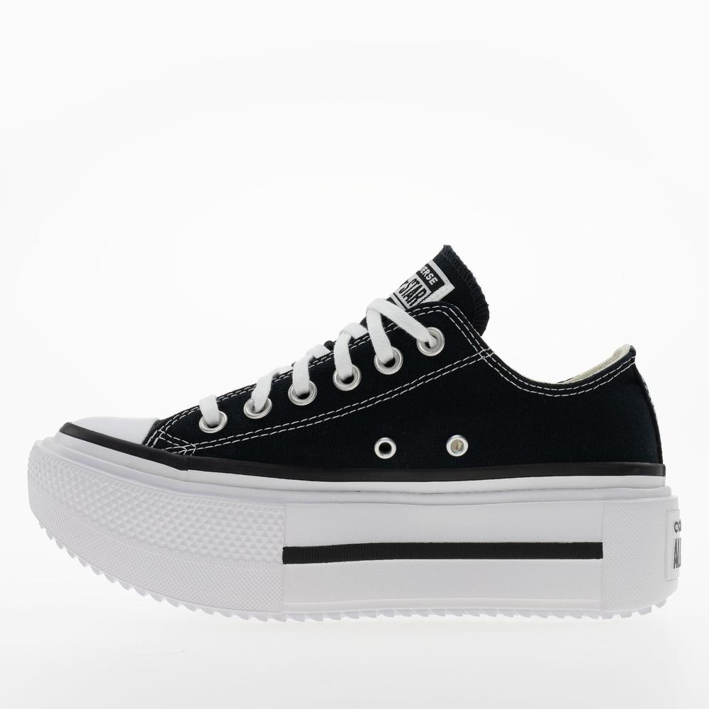 Női cipő Converse Chuck Taylor All Star Lift Platform Leather A15490C - fekete