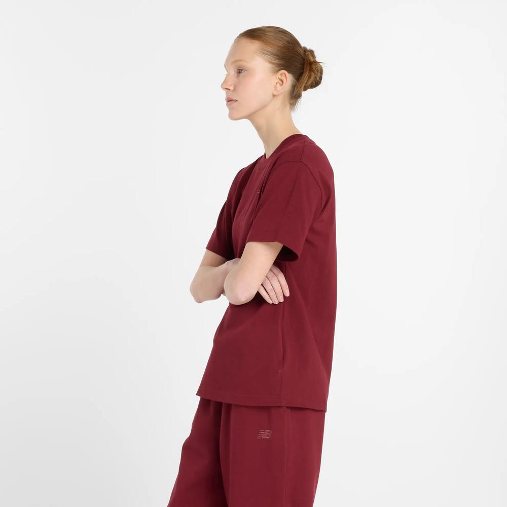 Női póló New Balance WT41501MHB - gesztenyebarna