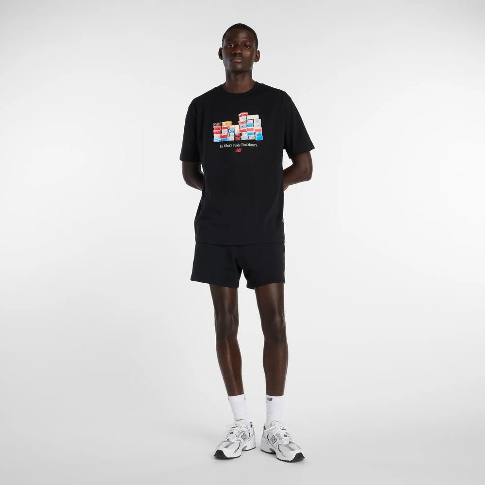 Férfi futópóló New Balance MT61H0DXBK - fekete