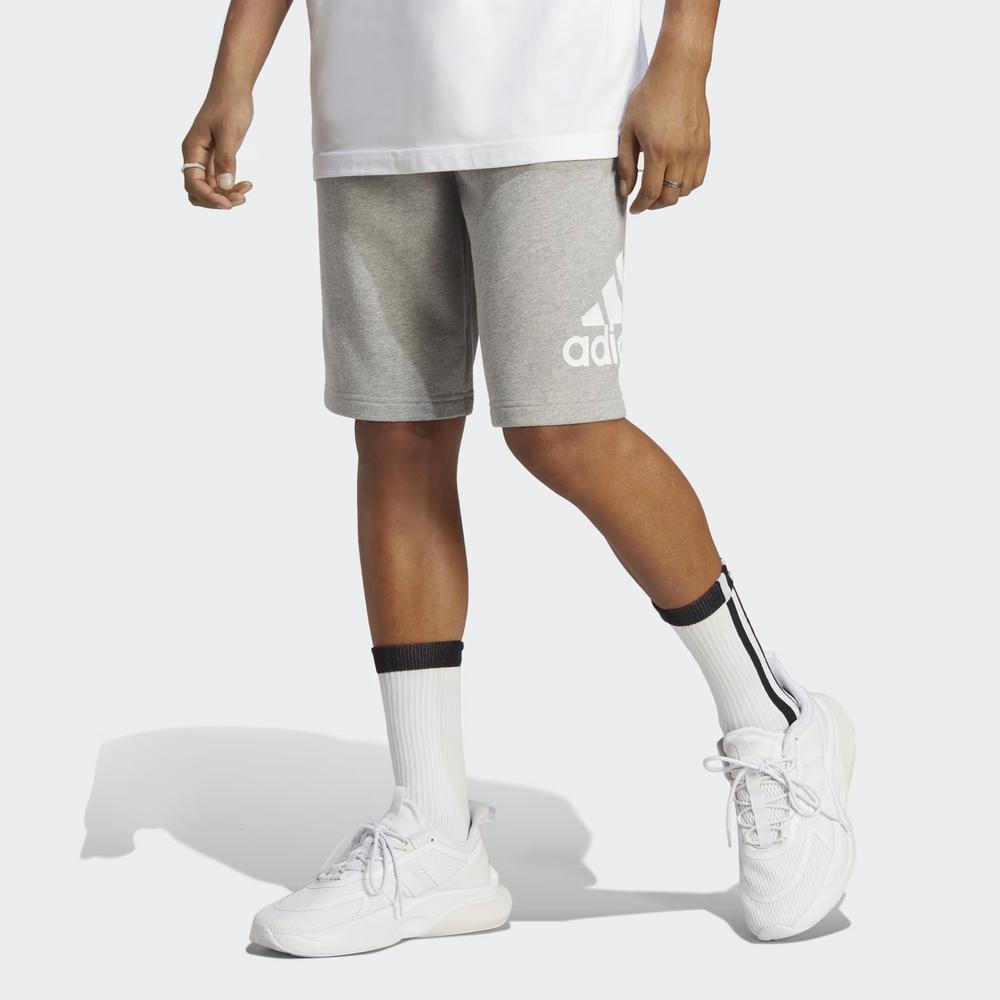Rövidnadrág adidas Essentials Big Logo French Terry IC9403 - szürke
