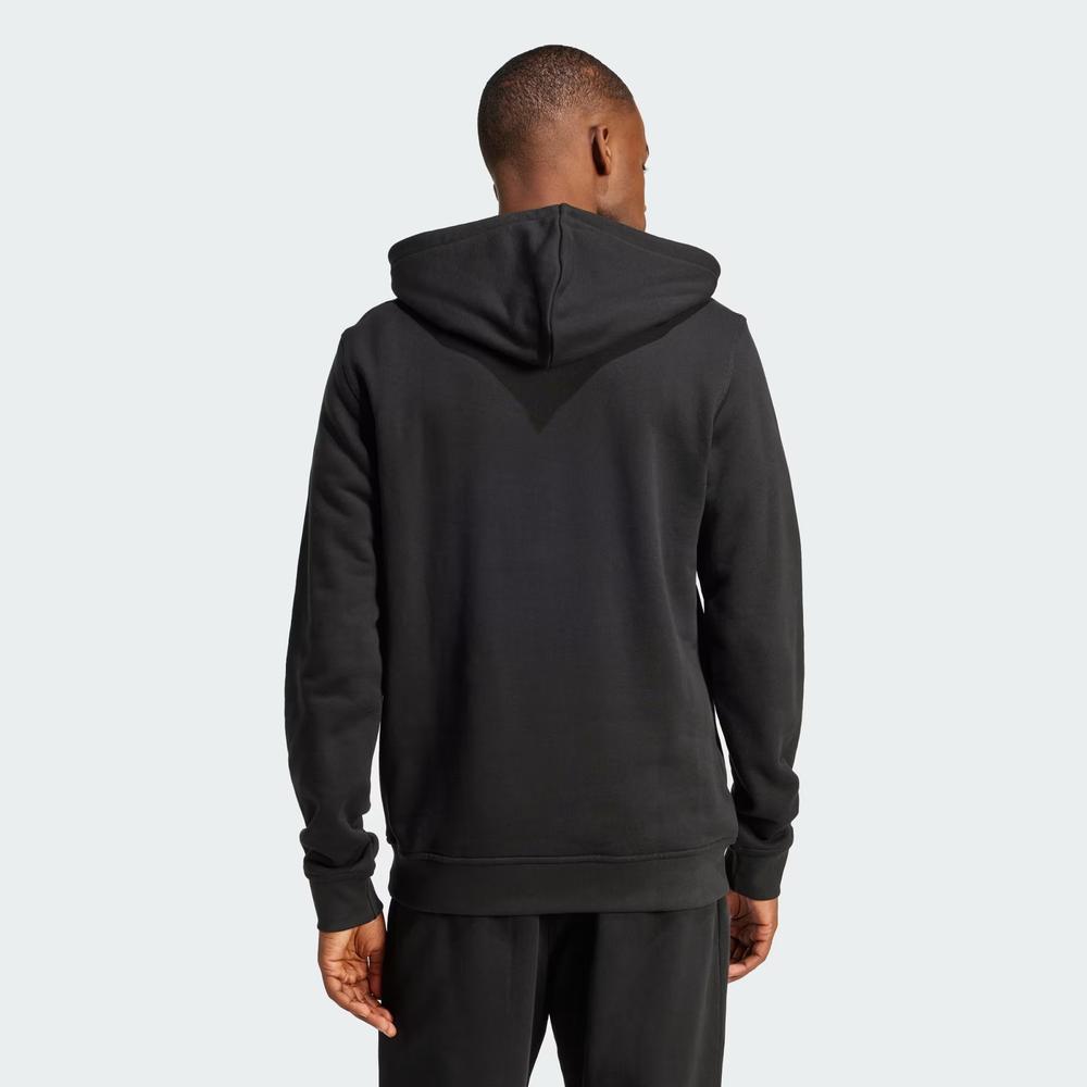 Férfi pulóver adidas Originals Trefoil Essentials Hoodie French Terry JD2404 - fekete