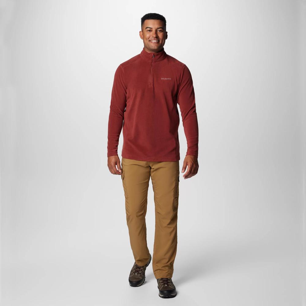 Felső Columbia Klamath Range II Half Zip 1352472682 - piros