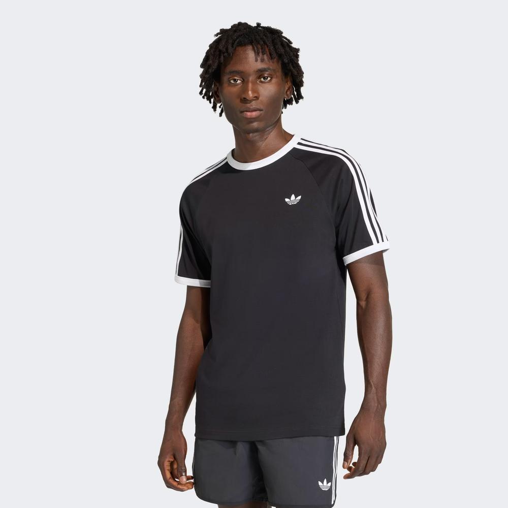 Férfi póló adidas Originals 3-Stripes KE3538 - fekete