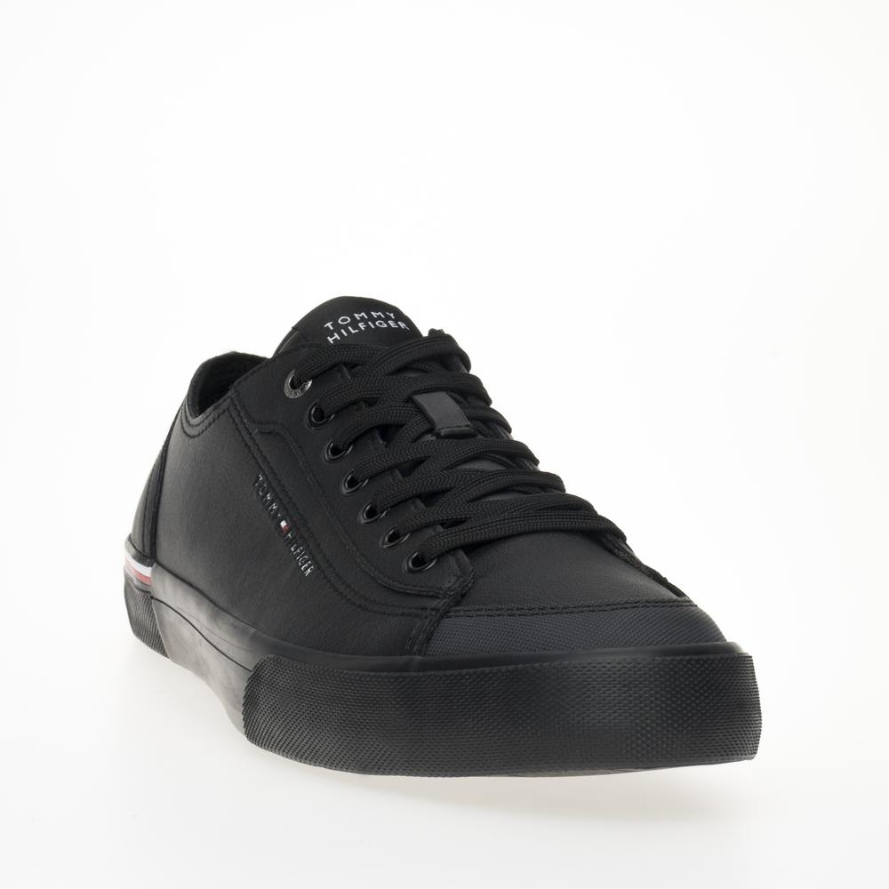 Cipő Tommy Hilfiger Corporate Vulc Leather FM0FM04953-BDS - fekete