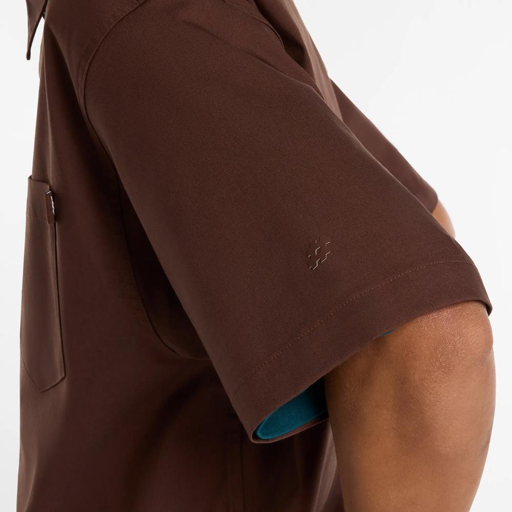 Férfi póló New Balance Numeric MT61J0V9ABJ - barna