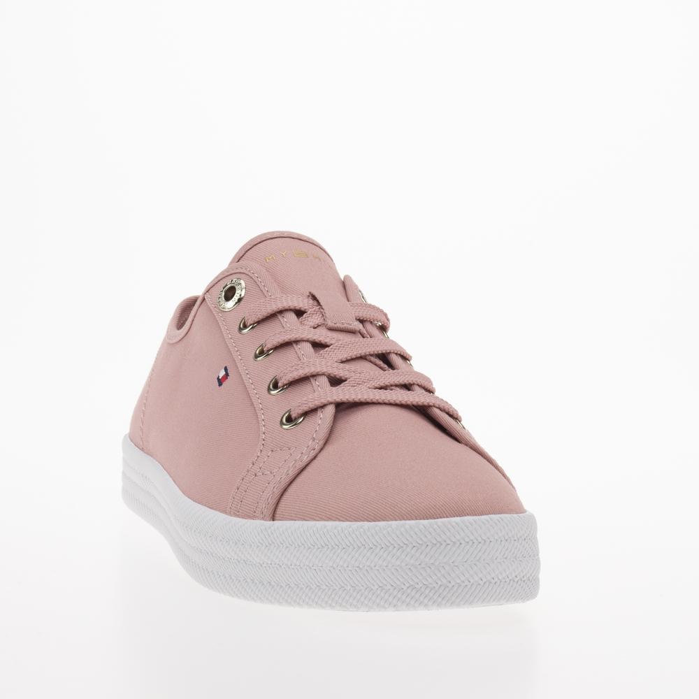 Cipő Tommy Hilfiger Essential Vulcanized Sneaker FW0FW07119-TQS - rózsaszín