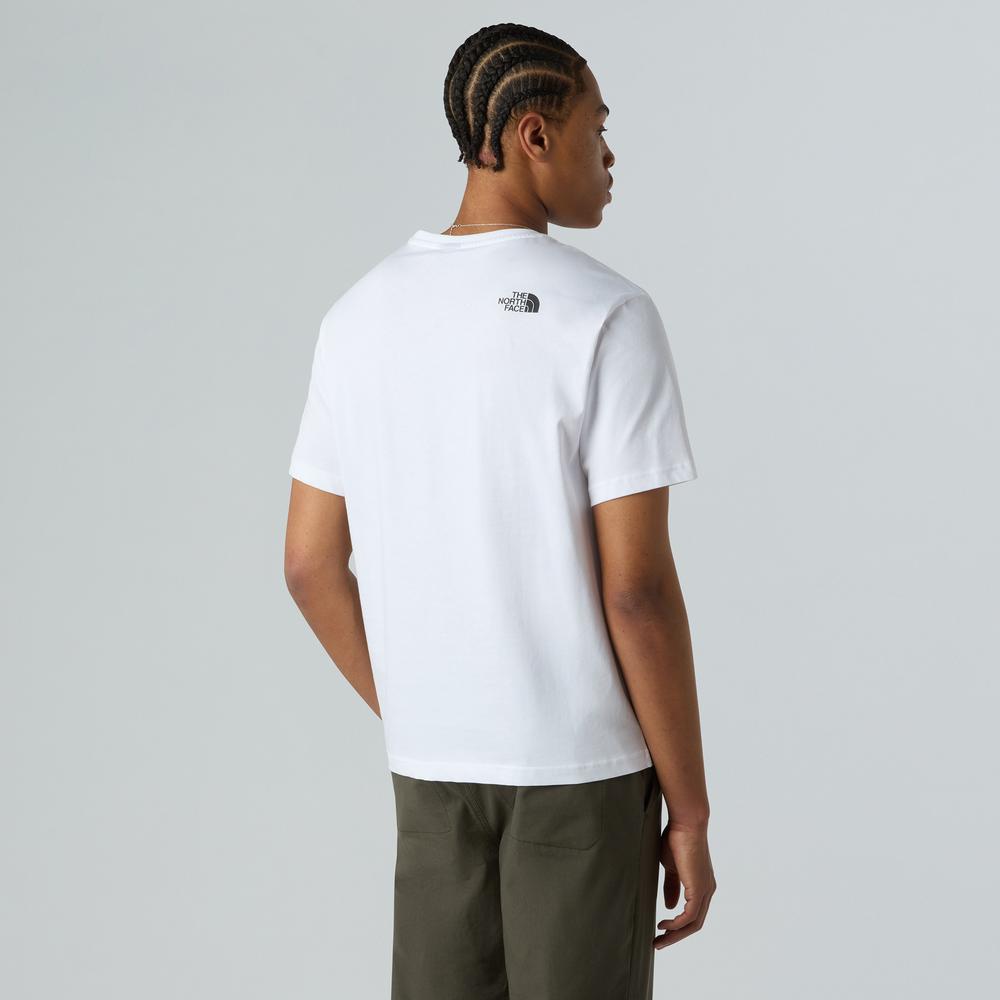 Férfi póló The North Face Mountain 0A8E3MFN41 - fehér