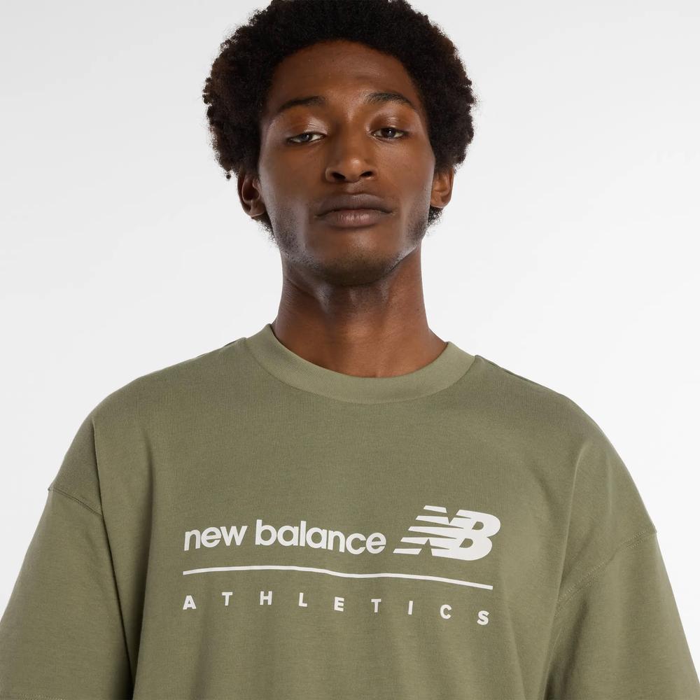 Férfi póló New Balance MT53525DEK - zöld