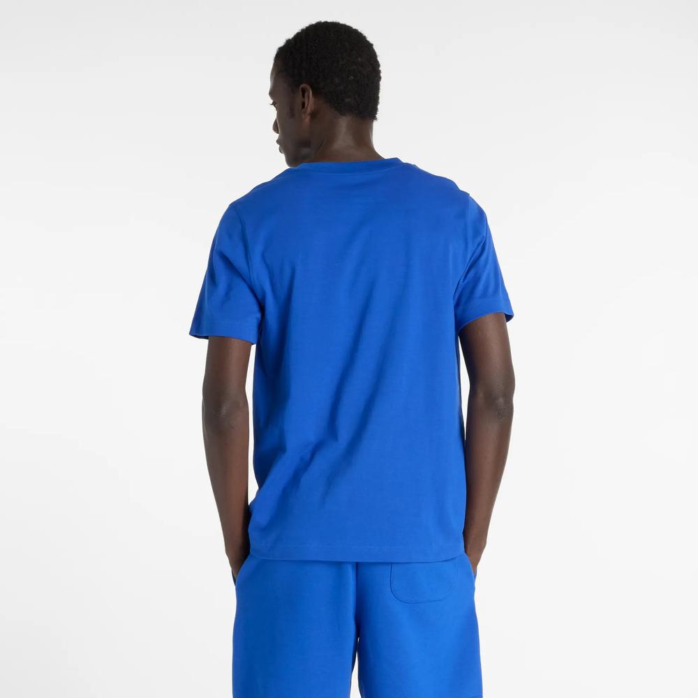 Férfi futópóló New Balance MT41502BUM - kék