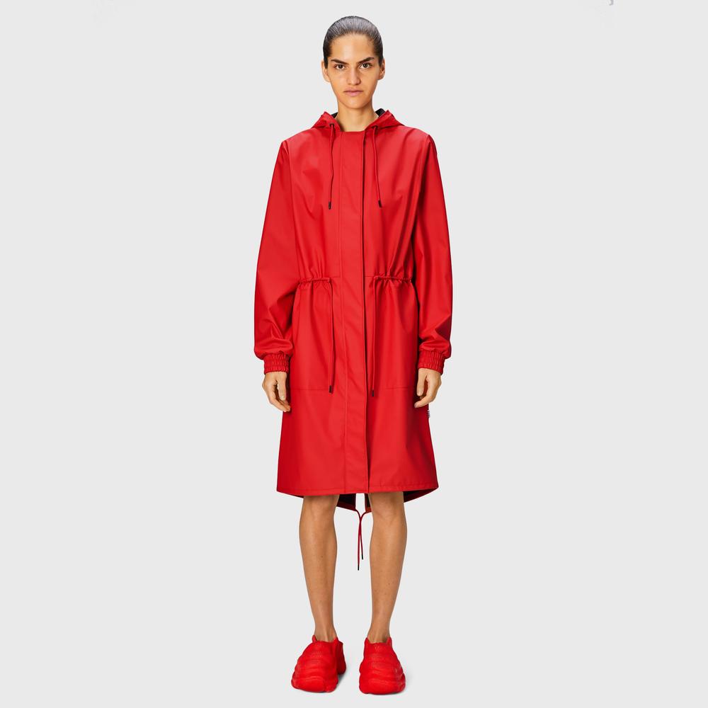 Dzseki Rains String Parka W3 18550-12 - piros