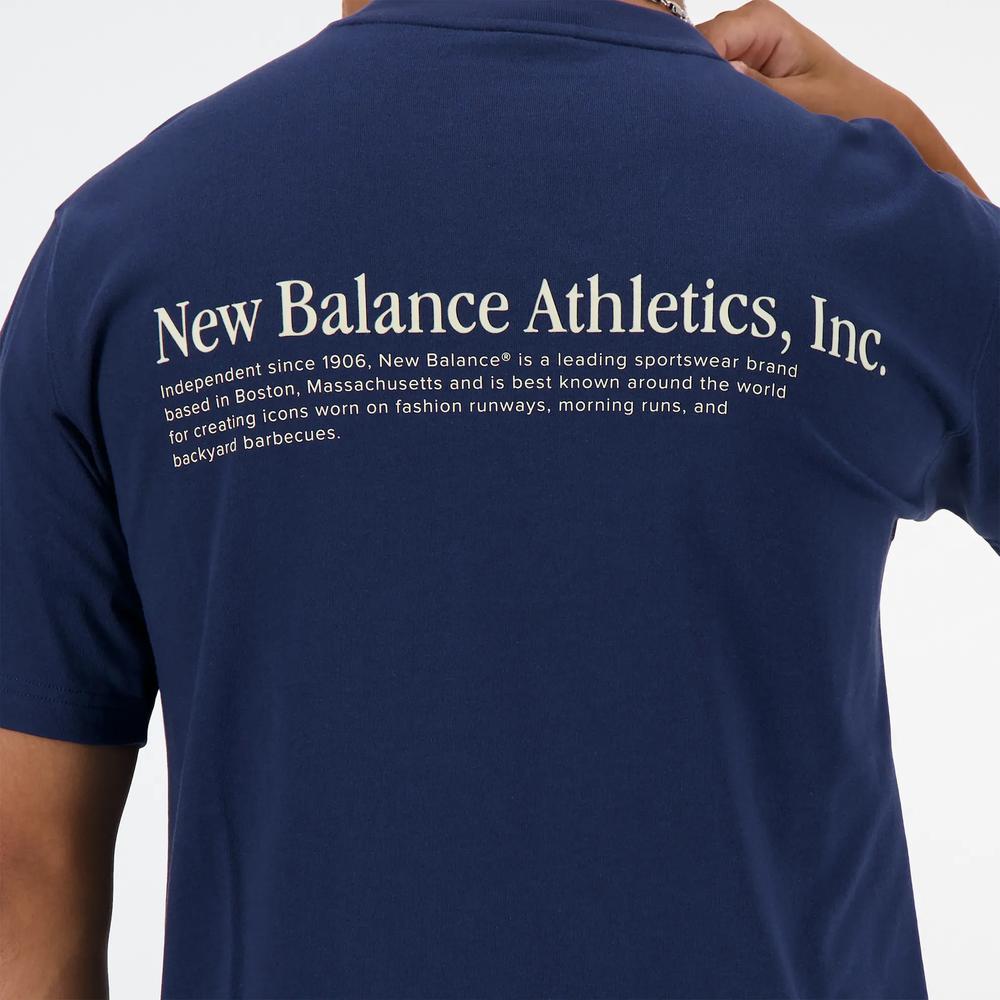 Férfi futópóló New Balance MT41588NNY - sötétkék