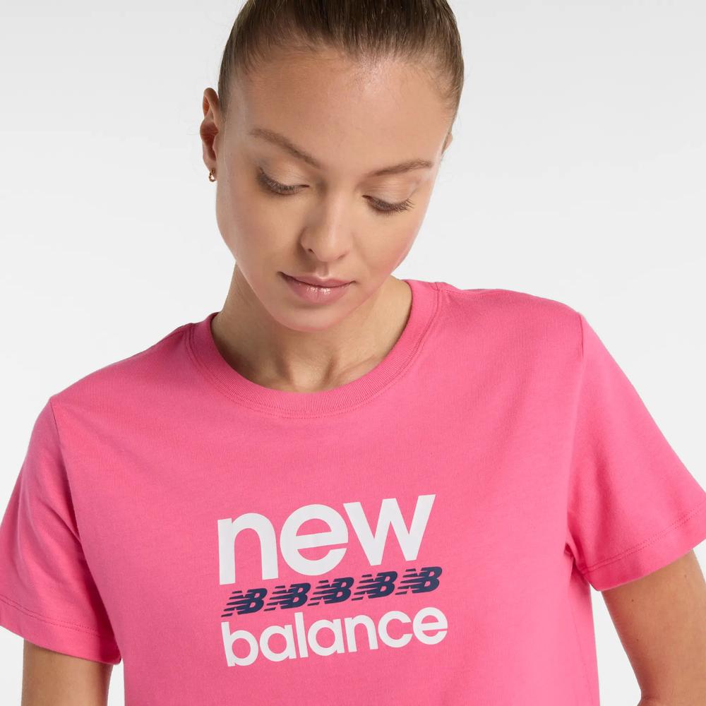 Női póló New Balance WT51540DAB - rózsaszín
