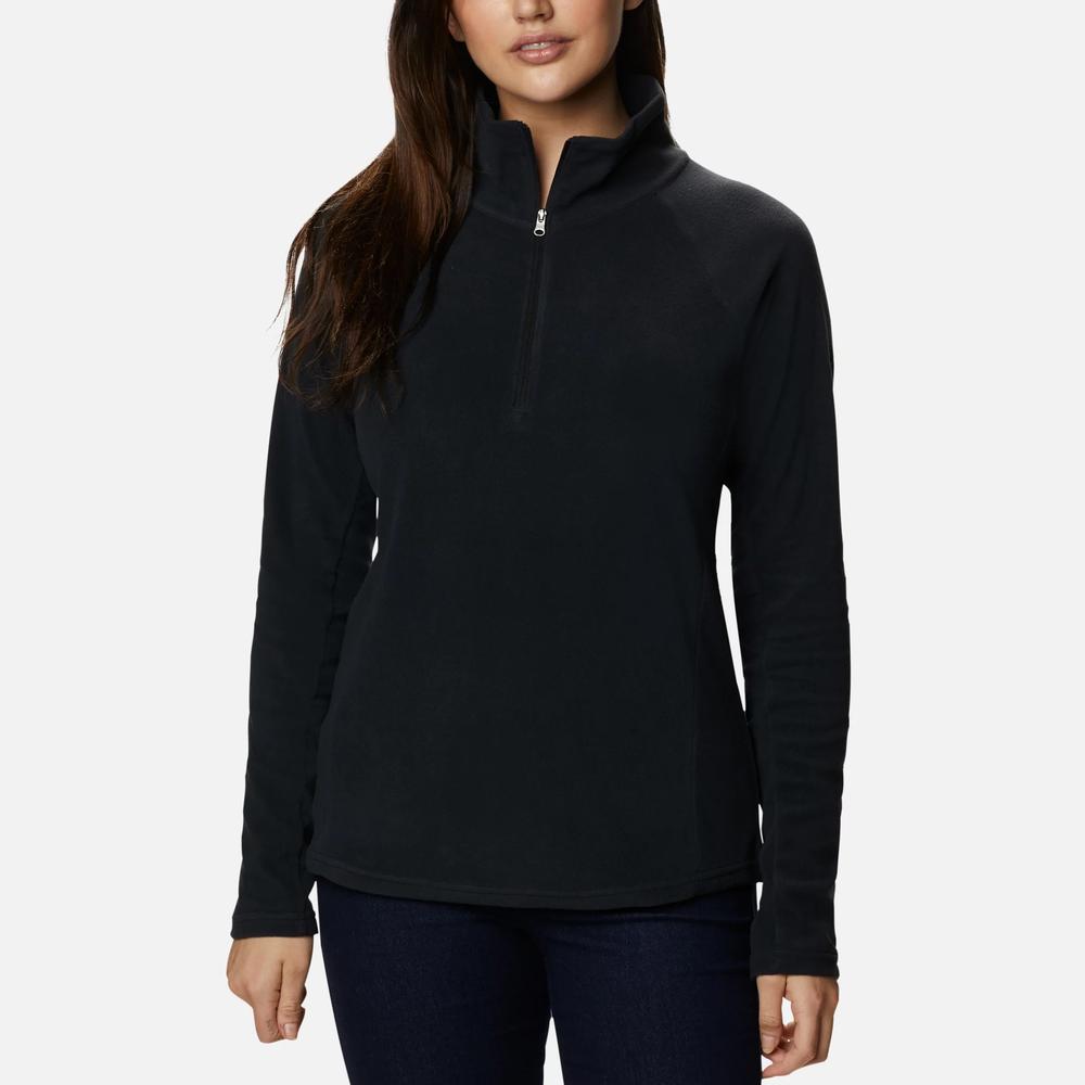 Női felső Columbia Glacial IV 1/2 Zip 1802201010 - fekete