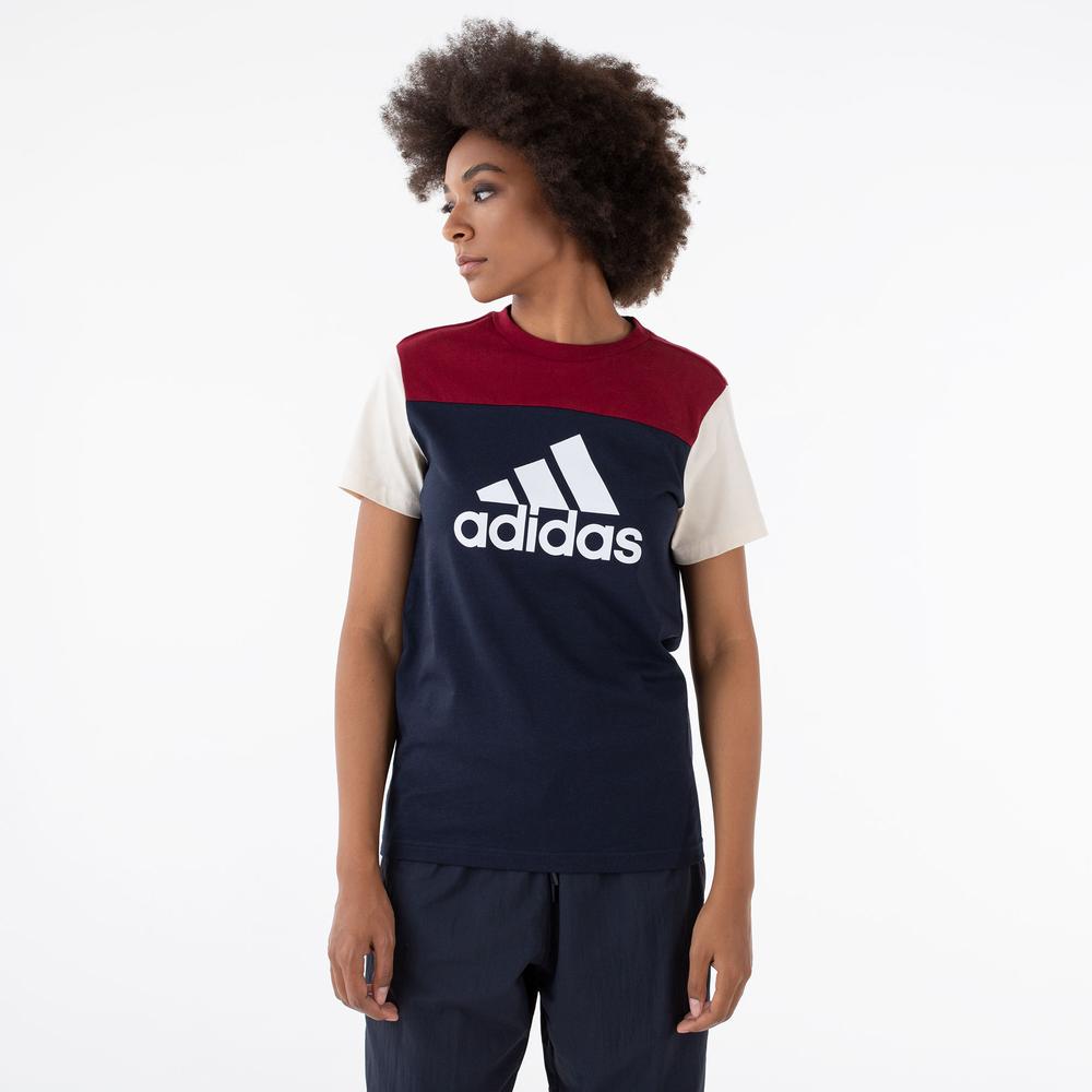 Póló adidas Essentials Colorblock Logo HJ9463 - többszínű