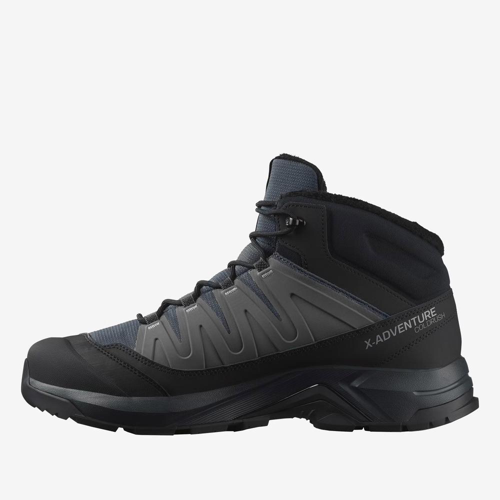 Férfi cipő Salomon X-Adventure Coldrush Waterproof L47856000 - fekete
