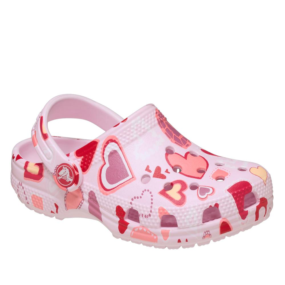 Flip Flop gyerek Crocs Classic Valentine's Day Clog 209755-7CI - rózsaszín