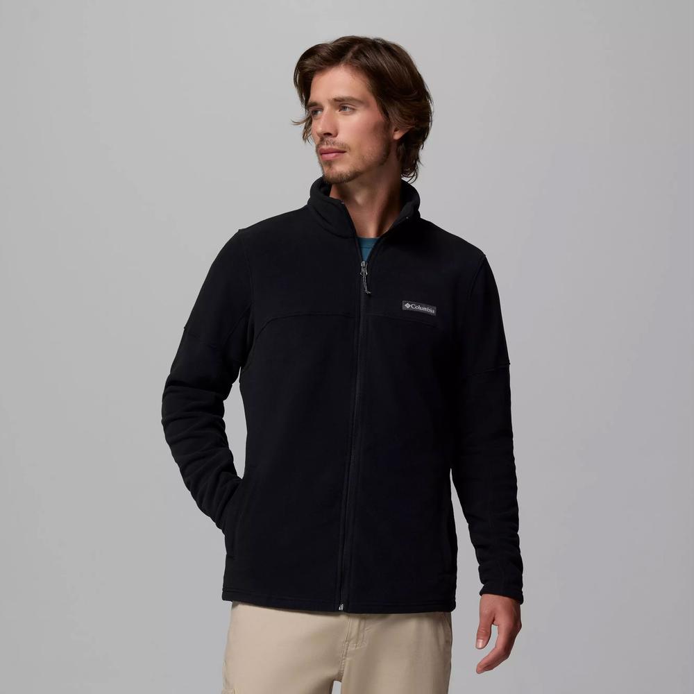Férfi felső Columbia Basin Trail III Full Zip 1907753010 - fekete