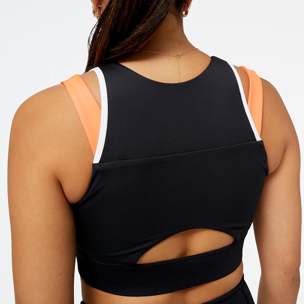 Női top New Balance WB21110NDF - fekete