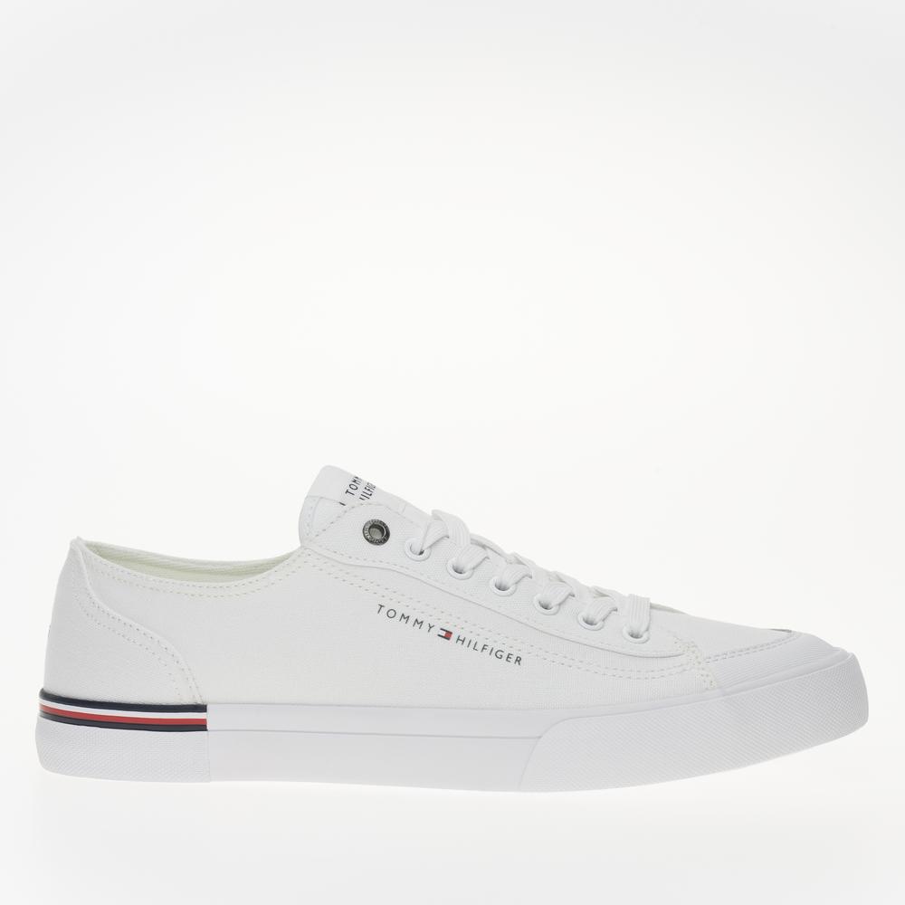 Cipő Tommy Hilfiger Corporate Vulc Canvas FM0FM04954-YBS - fehér