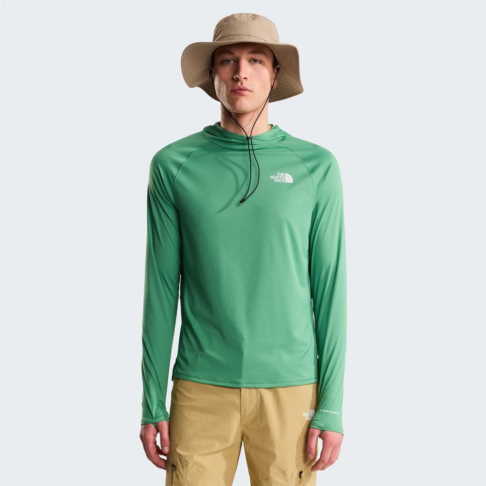 Férfi pulóver The North Face Sunriser Hoodie 0A8BN8G571 - zöld