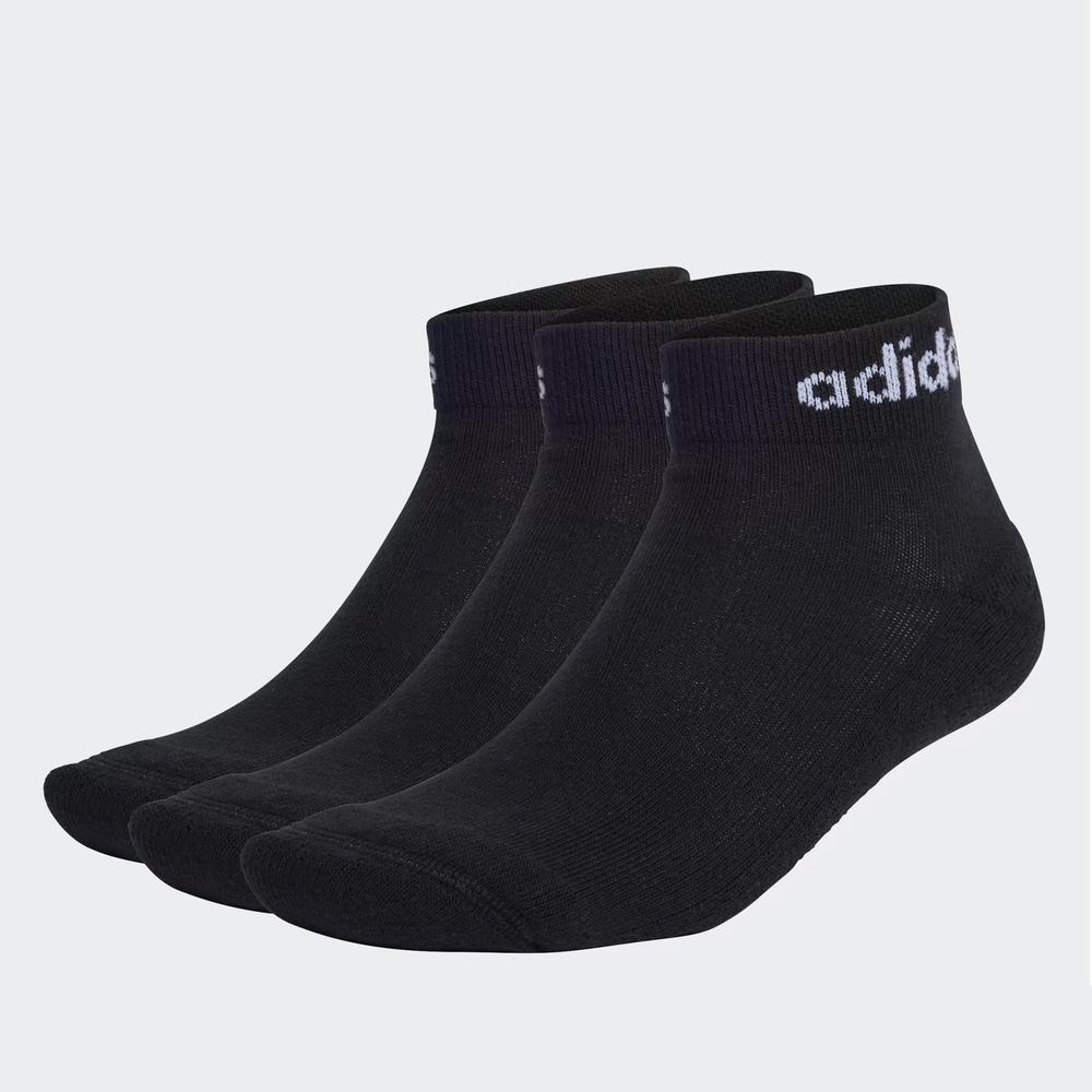 Zokni unisex adidas Sportswear Linear Ankle Socks Cushioned Socks 3 Pairs IC1303 - fekete