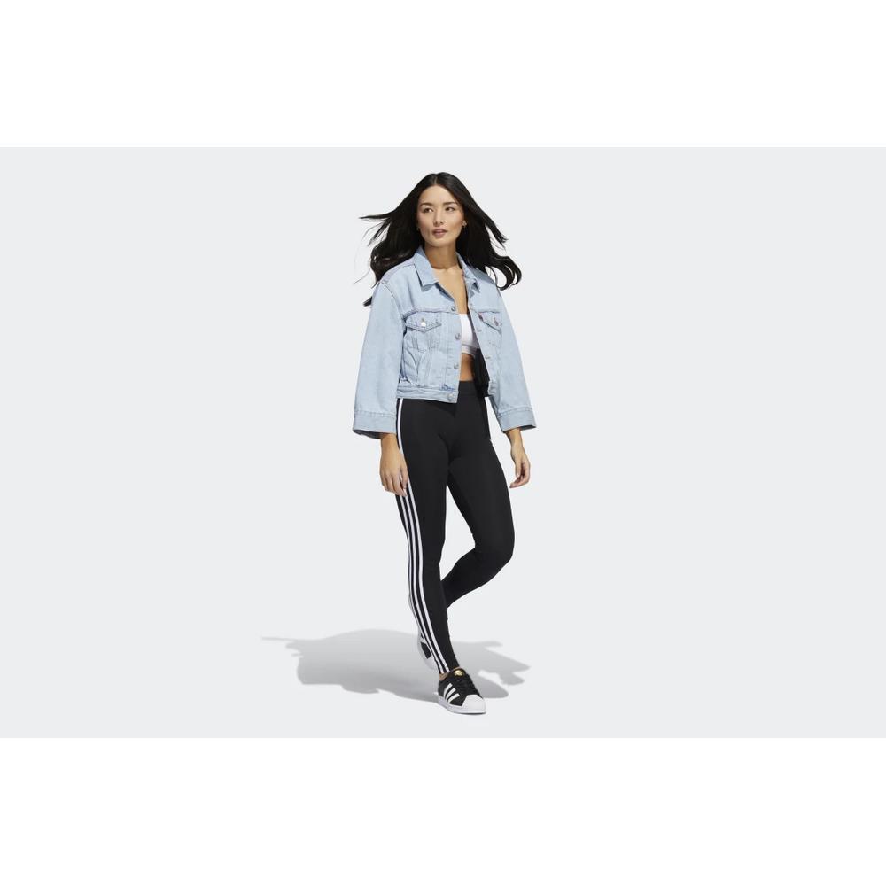 Bokavédő adidas Originals Adicolor Classics 3-Stripes Tights HD2350 - fekete