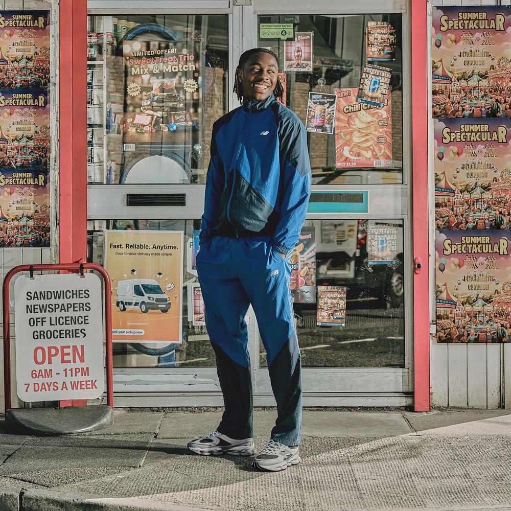 Férfi futódzseki New Balance MJ61J73YNNY - sötétkék