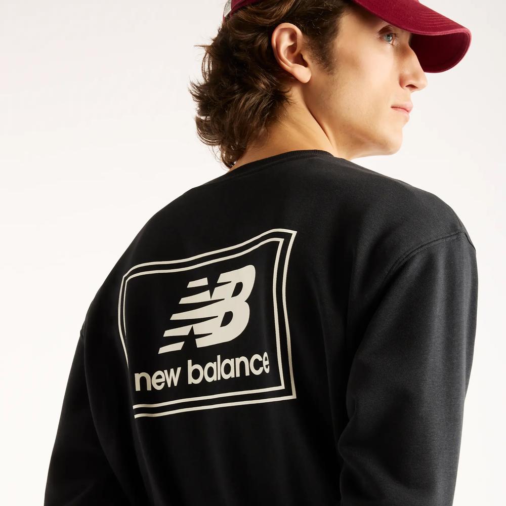 Férfi felső New Balance Woven Label MT6175T5BK - fekete
