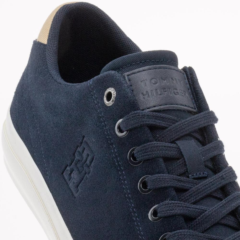 Cipő Tommy Hilfiger Hi Vulc Street Low Suede FM0FM04590-DW5 - sötétkék