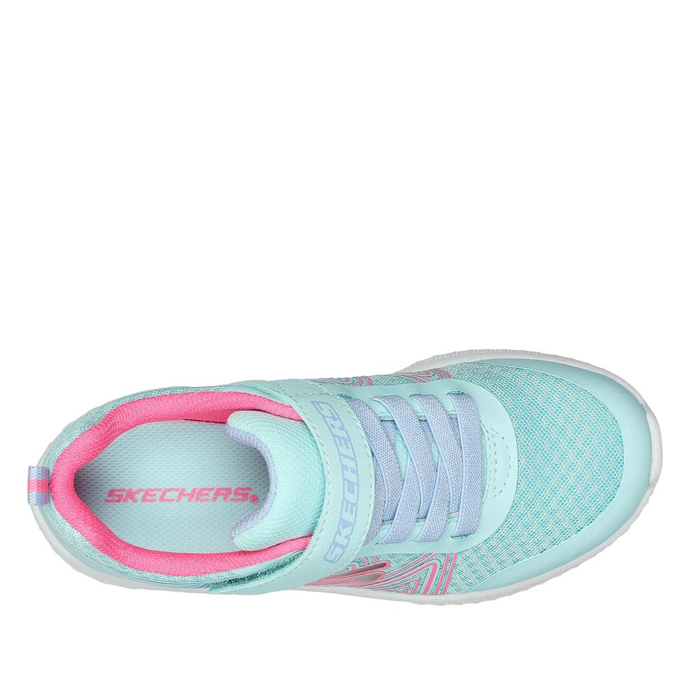 Gyerek cipő Skechers Microspec Plus Swirl Sweet 303535LAQPK - kék