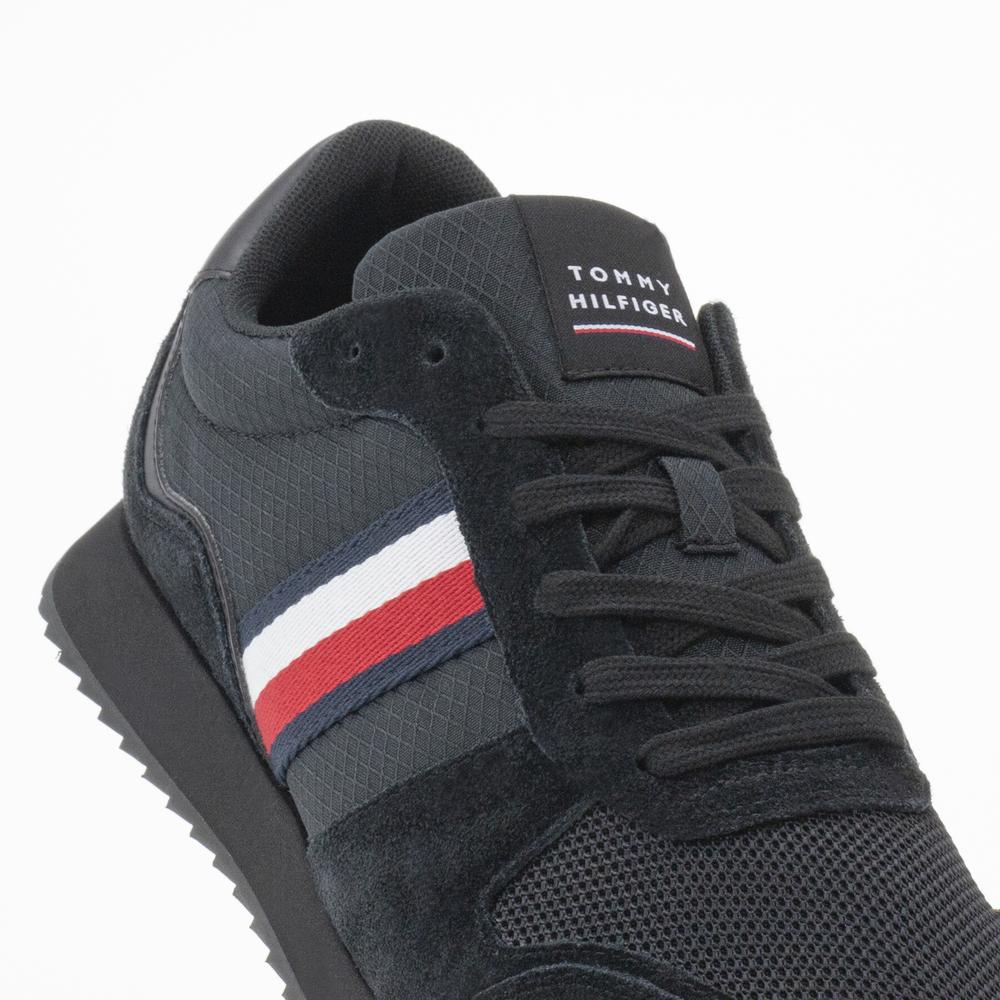 Cipő Tommy Hilfiger Runner Evo Mix FM0FM04699-BDS - fekete