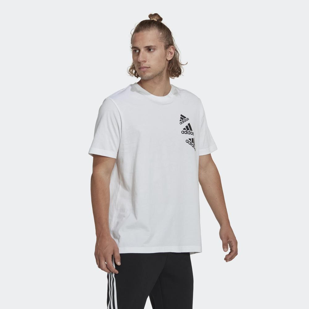 Póló adidas Essentials BrandLove HL9386 - fehér