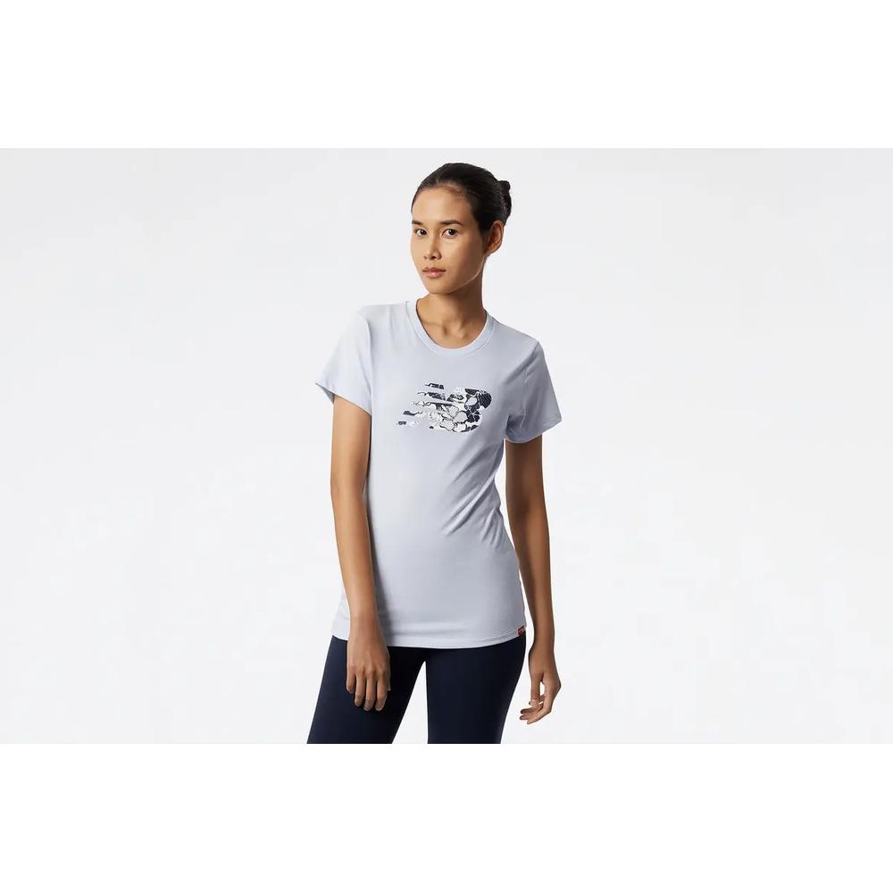 Póló New Balance WT21804SIY – lila