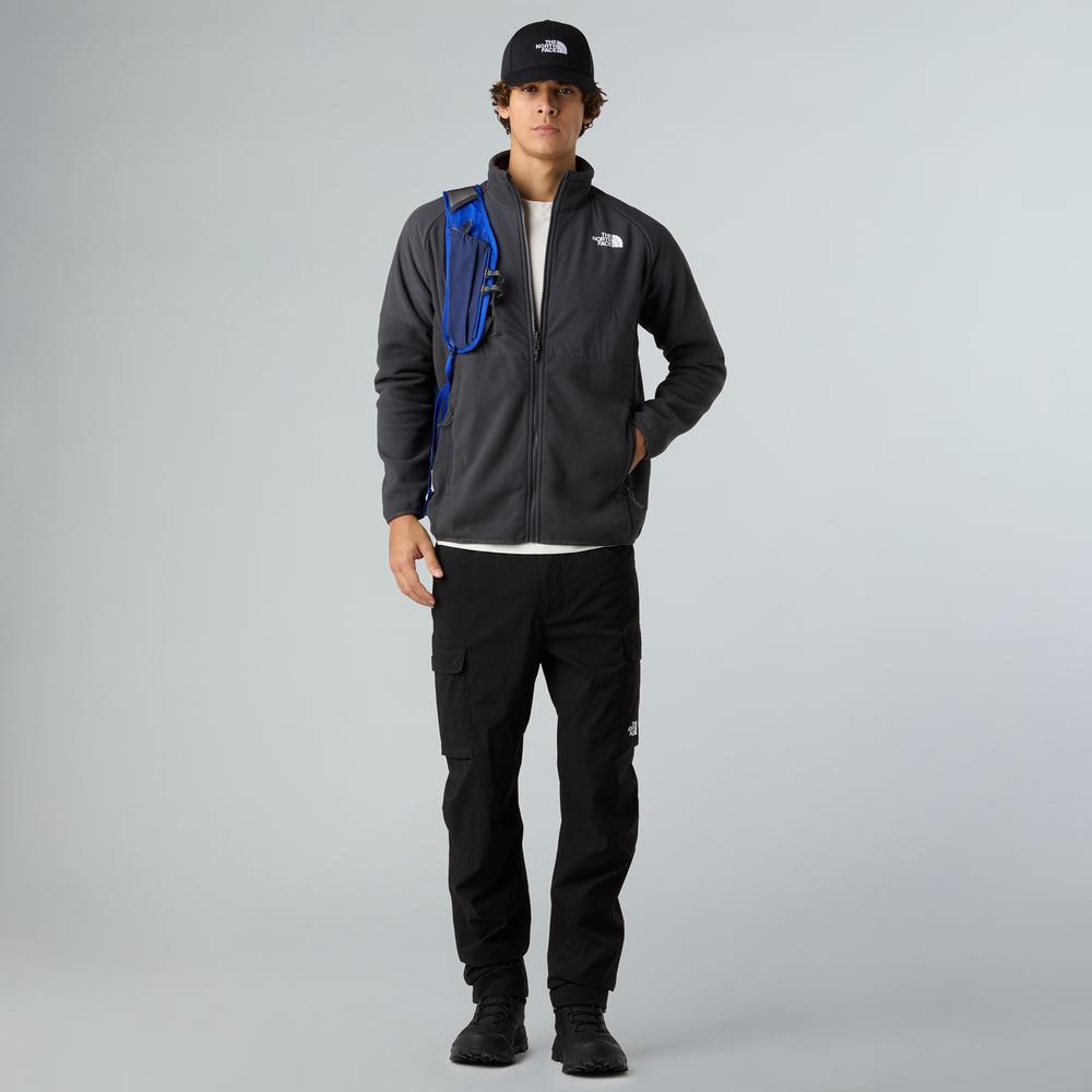 Férfi pulóver The North Face 100 Glacier Heavyweight Full-Zip Fleece 0A89JGU8M1 - fekete