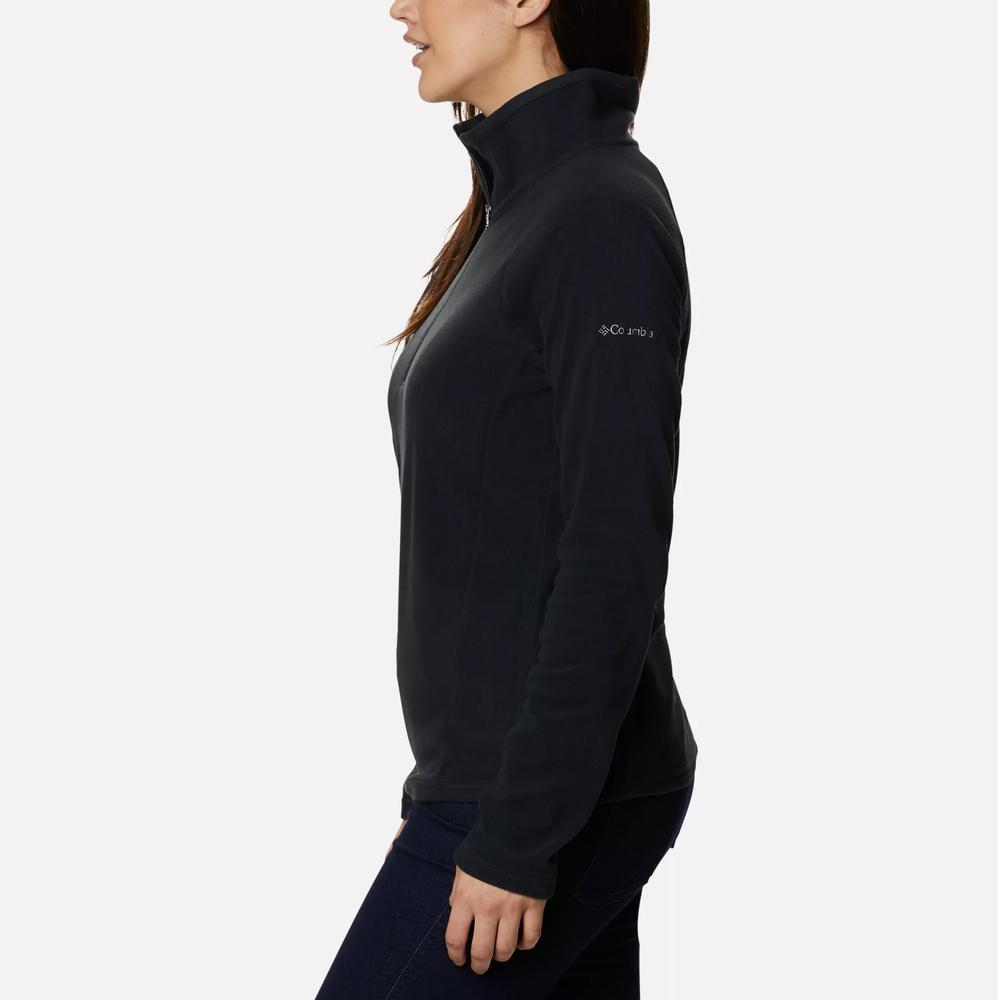 Női felső Columbia Glacial IV 1/2 Zip 1802201010 - fekete