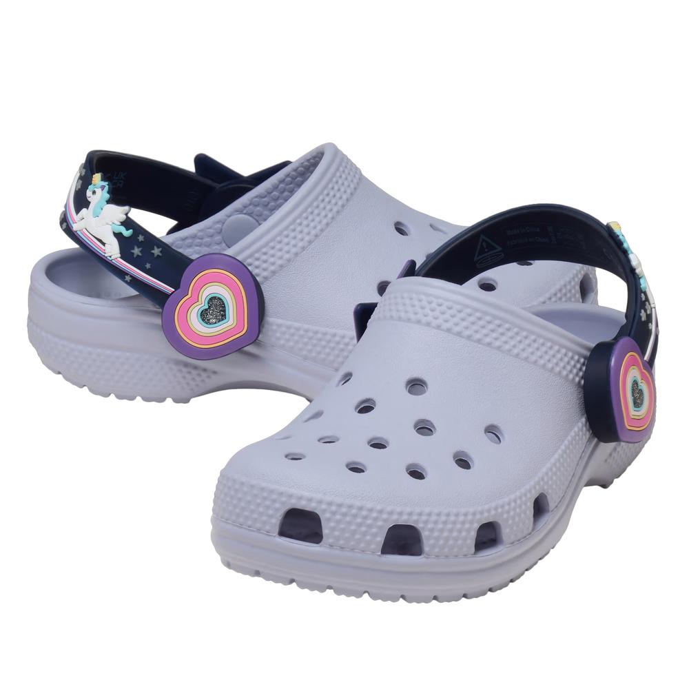 Fyerek flip flop Crocs Imagination Lights Backstrap Clog 211892-5BO - kék