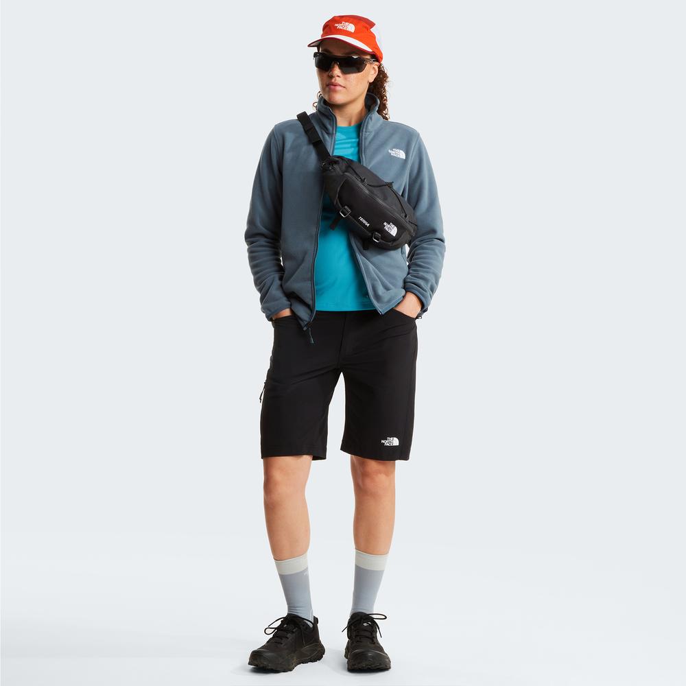 Női pulóver The North Face 100 Glacier Full-Zip Fleece 0A8D2F0U31 - kék
