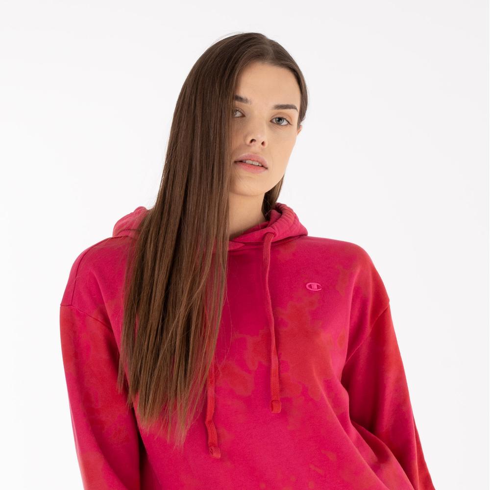 Pulóver Champion Hooded Sweatshirt 116071-PS025 - piros