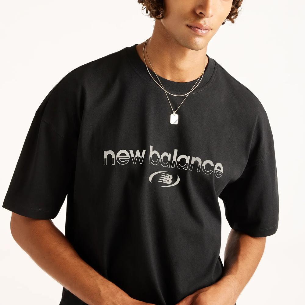 Férfi póló New Balance Trackside MT6279IZBK - fekete