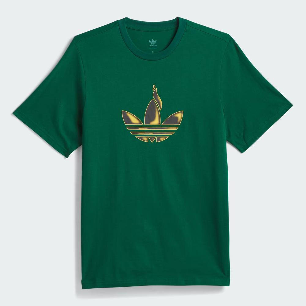 Póló adidas Originals Trefoil Torch Tee JD2833 - zöld