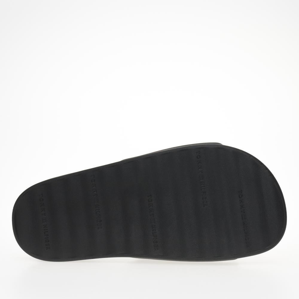 Flip Flop Tommy Hilfiger Monogram Pool FW0FW07855-BDS - fekete